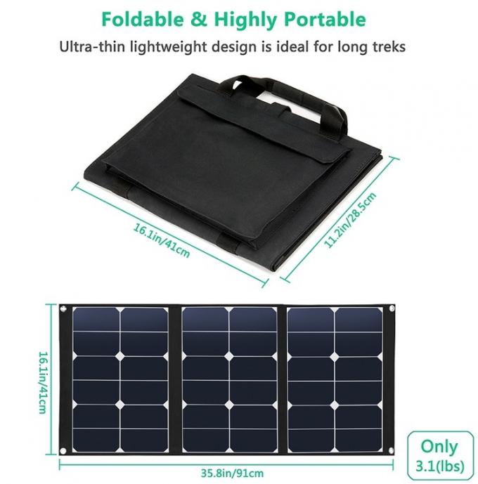 Intenergy Folding Solar Panel Kit / 100w Monocrystalline Solar Panel 4