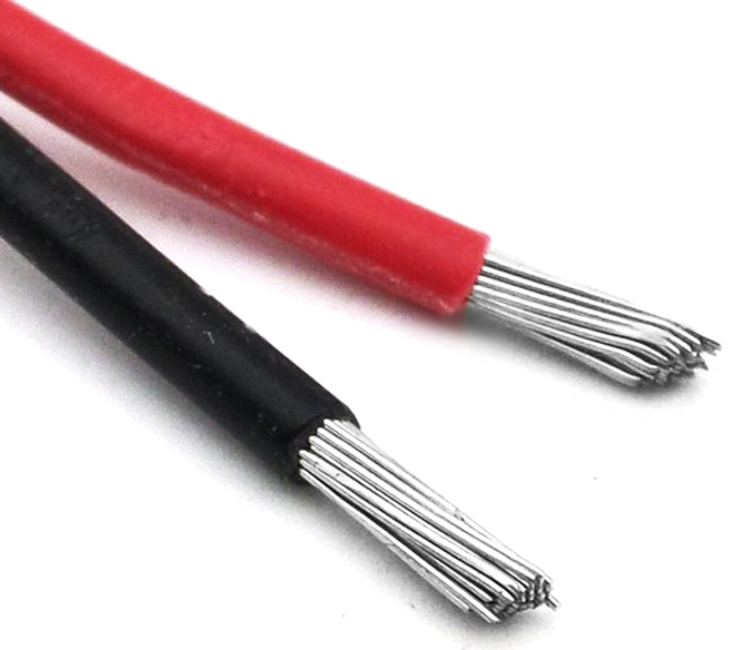 H1z2z2-K PV1-F Xlpo XLPE Insulated Flexible Tinned Copper Solar Panels Single Core AC DC Photovoltaic Electric Wire Solar PV Cable